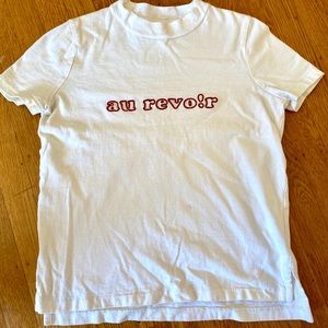 Au Revior Embroidered Tee
